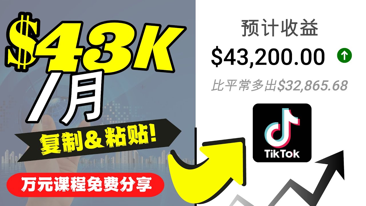 2022抖音国际版Tiktok赚钱项目：每天上传一个视频就轻松月入$43200-凌耘闲说