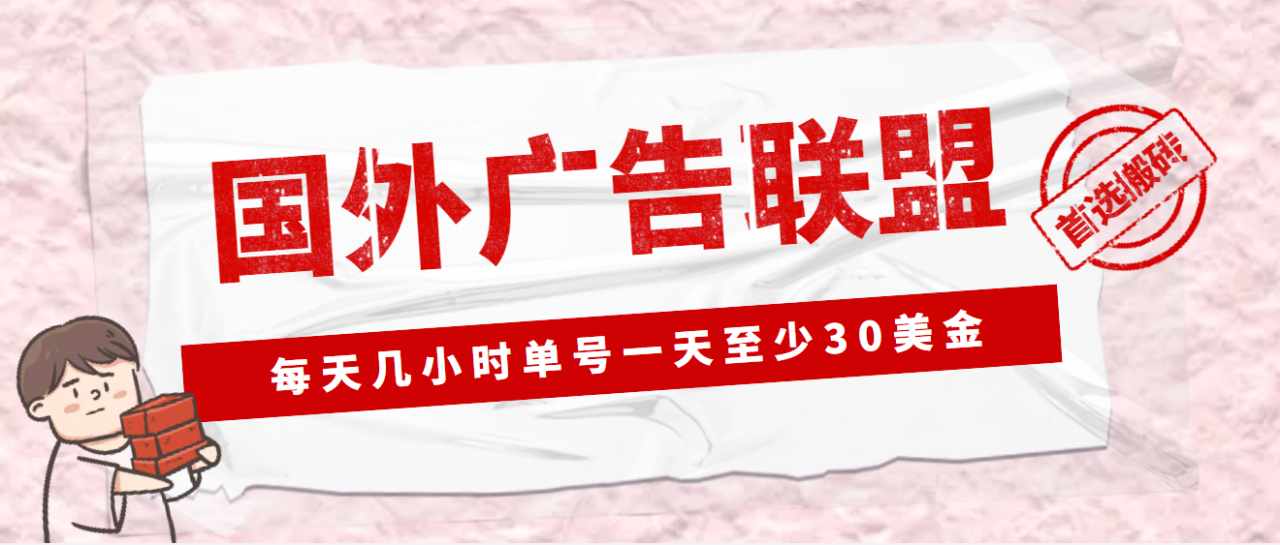 外面收费1980最新国外LEAD广告联盟搬砖项目，单号一天至少30美金(详细教程)-凌耘闲说