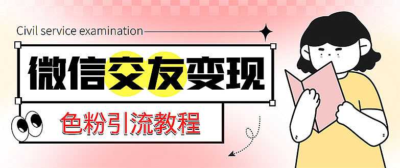 微信交友变现项目，吸引全网LSP男粉精准变现，小白也能轻松上手，日入500+-凌耘闲说