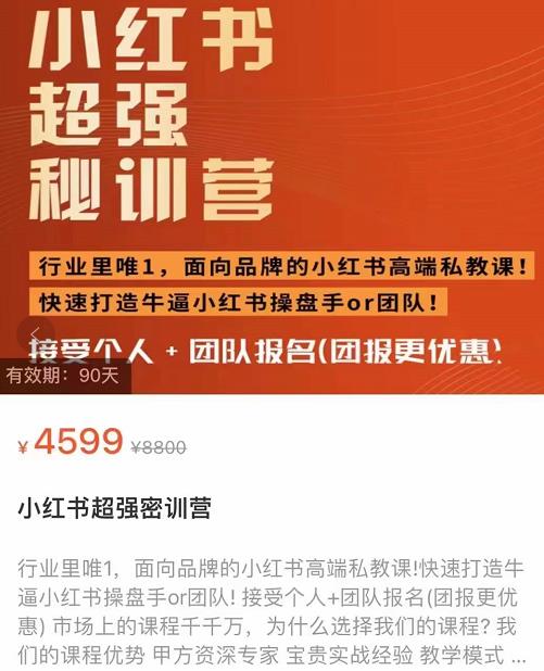 小红书超强密训营，爆文制造技巧，低预算高roi投放技巧，内容营销思维-凌耘闲说