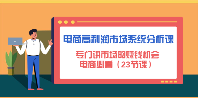 电商高利润市场系统分析课：专门讲市场的赚钱机会，电商必看（23节课）-凌耘闲说