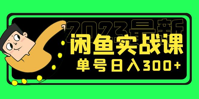 花599买的闲鱼项目：2023最新闲鱼实战课，单号日入300+（7节课）-凌耘闲说