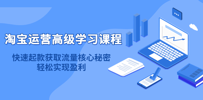 淘宝运营高级学习课程：快速获取流量核心秘密，轻松实现盈利！-凌耘闲说